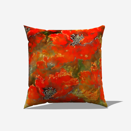 Crimson Floral Cotton Throw Pillows adds vibrant style and comfort to your living space, enhancing any home decor.