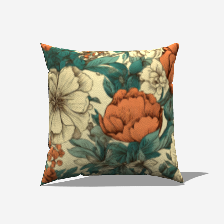 Add a touch of elegance to your space with the Botanical Cotton Throw Pillows featuring vibrant floral patterns.