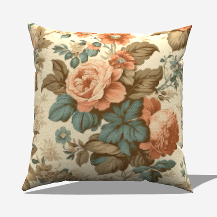 Botanic Cotton Throw Pillows feature beautiful floral designs, adding a natural touch to your home decor.