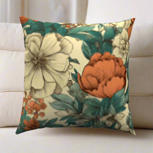 Add a touch of elegance with our Botanical Cotton Throw Pillows, featuring vibrant floral patterns for any home decor.