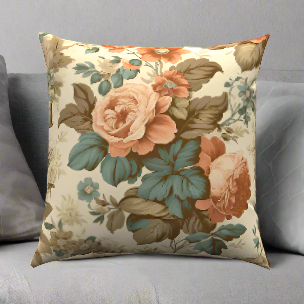 Stylish Botanic Cotton Throw Pillows in vibrant floral designs, perfect for adding nature-inspired comfort to your home.