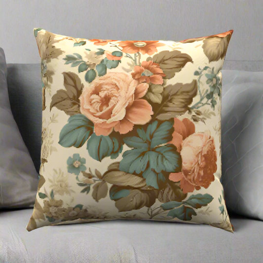 Stylish Botanic Cotton Throw Pillows in vibrant floral designs, perfect for adding nature-inspired comfort to your home.