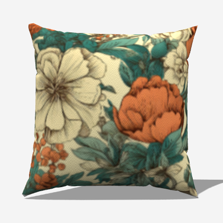 Add a touch of elegance to your space with the Botanical Cotton Throw Pillows, featuring vibrant floral patterns.
