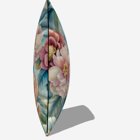 Enhance your decor with the Watercolor Floral Cotton Throw Pillow, showcasing vibrant blooms and leaves for charm.