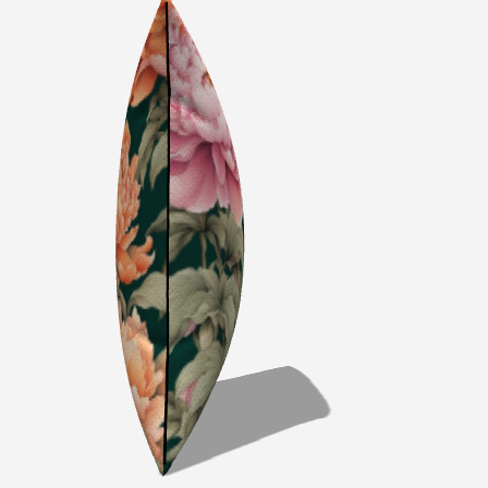 Peach and Pinkish Cotton Throw Pillows with floral design complement natural wood and silvery decor for elegant living spaces.