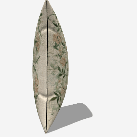 Botanical Mint Leaves Cotton Throw Pillow showcases a charming leaf design, perfect for enhancing your home decor.