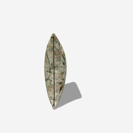 Botanical Mint Leaves Cotton Lumbar Pillow enhances your space with vibrant leaf patterns and soft cotton comfort.
