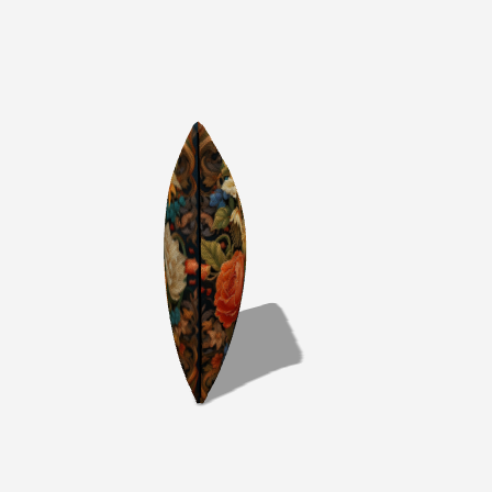 Elegant floral print lumbar pillow showcasing vibrant colors, perfect for enhancing any living space.