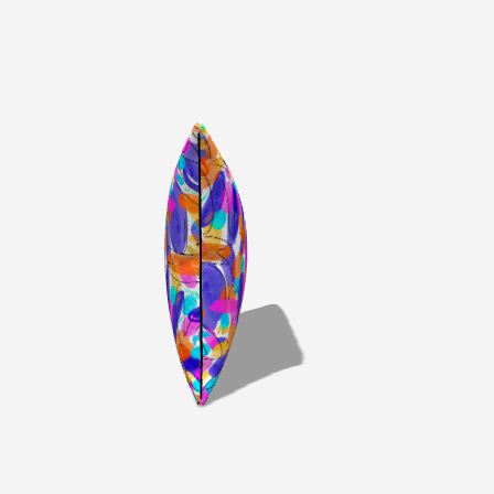 Petals Cotton Lumbar Pillow showcases vibrant floral petals in bold colors, adding style and comfort from The Home Collective.