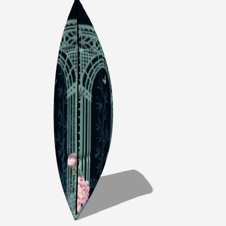 Garden Arch Throw Pillow