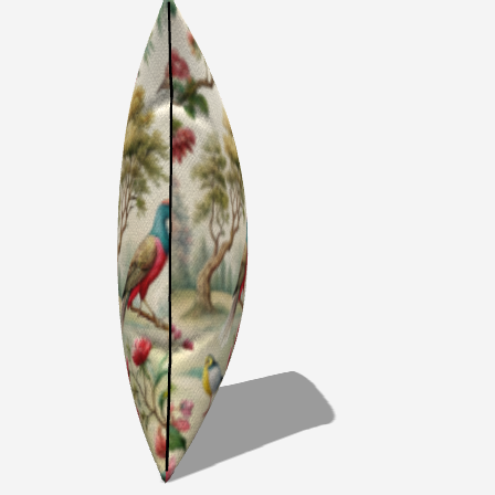 Avian Bloom Throw Pillow