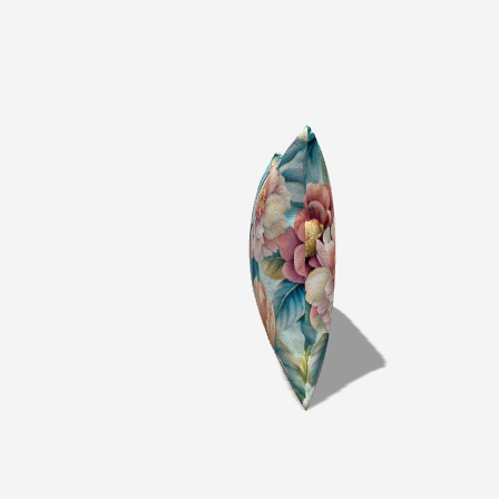 Stylish Watercolor Floral Cotton Lumbar Pillow enhances your decor with elegant floral design and comfortable support.