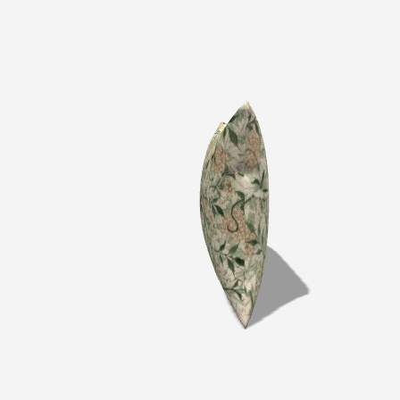 Botanical Mint Leaves Cotton Lumbar Pillow adds nature-inspired style and comfort to your living space with vibrant leaf design.
