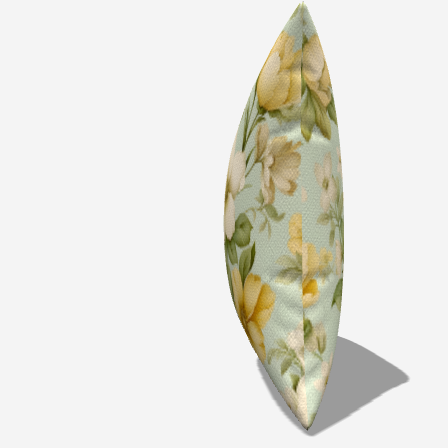Minty Floral Cotton Throw Pillows with soft yellow and white flowers adding elegance and comfort to your home decor.