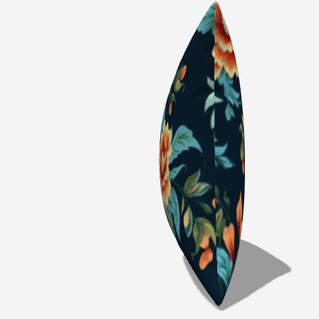 Nectar Cotton Throw Pillows featuring vibrant floral patterns, perfect for adding contrast to navy and cognac décor.
