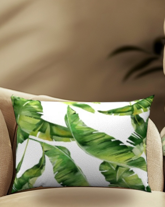 Palm Cotton Lumbar Pillow