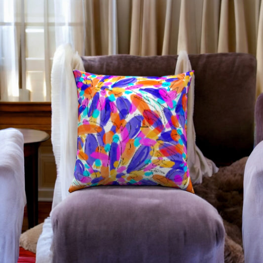 Petals Throw Pillow - My Fanciful