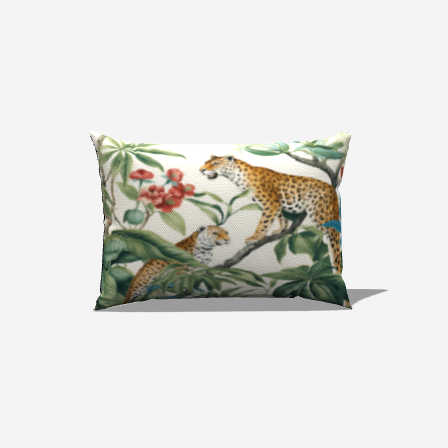 Wild Harmony Lumbar Pillow