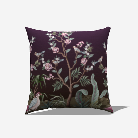 Enchanted Meadow Throw Pillow