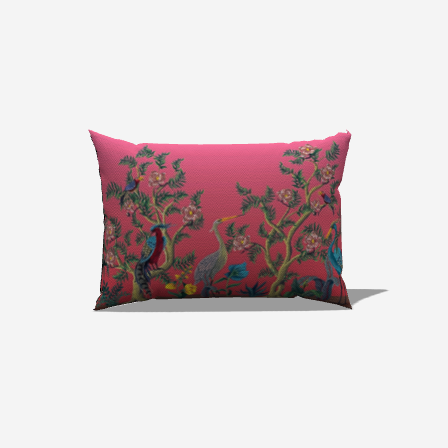 Feathered Floral Dream Pillow