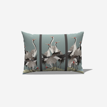 Tranquil Flight Lumbar Pillow