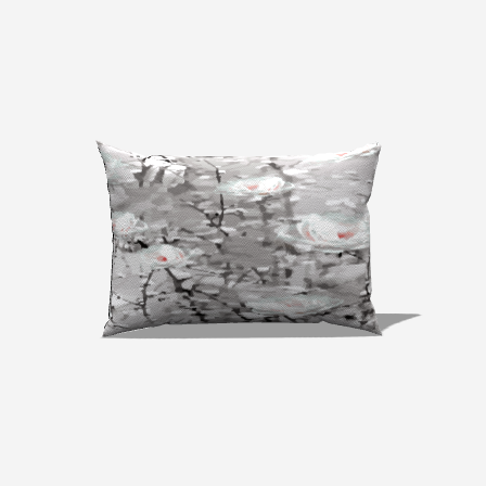 Wonderland Cotton Lumbar Pillow