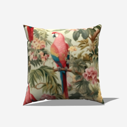 Parrot Paradise Throw Pillow