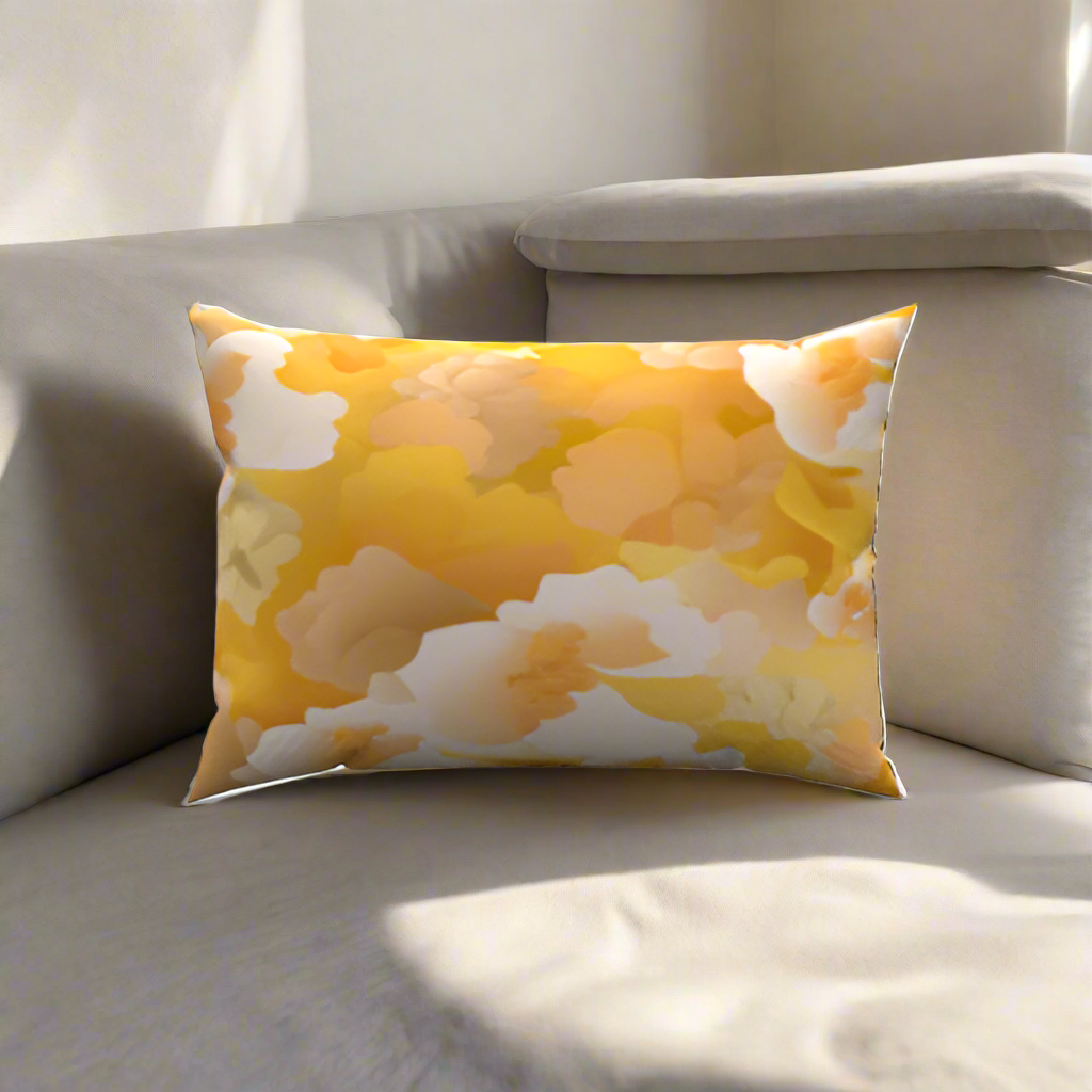 Whimsy Cotton Lumbar Pillow