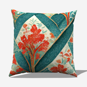 Flora Nest Throw Pillow