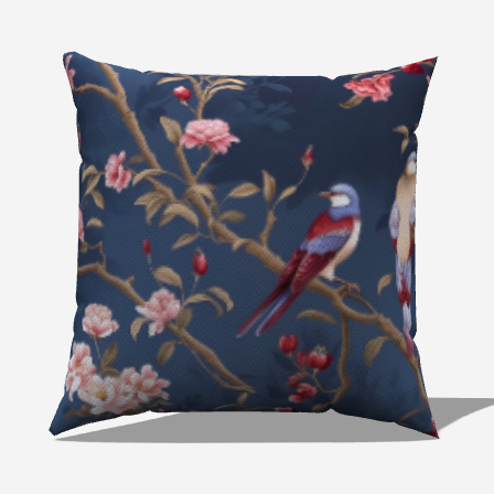 Chirp and Comfort ThrowPillow