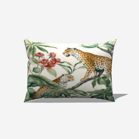 Wild Harmony Lumbar Pillow