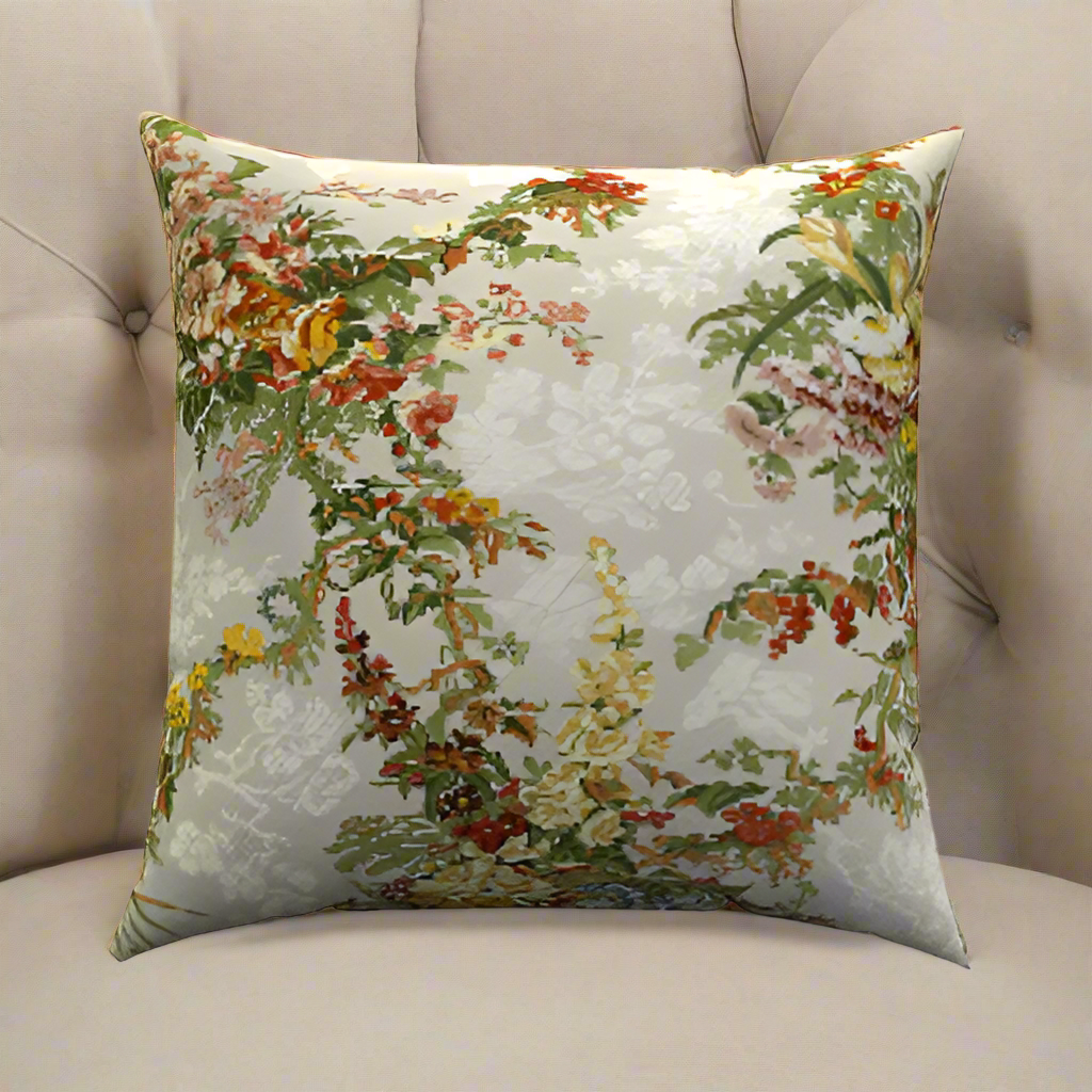 Floral Branches Throw Pillow 20" x 20"