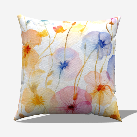 Floral Throw Pillow