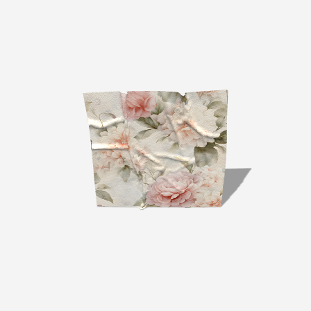 Pale Floral Tones Cotton Napkins