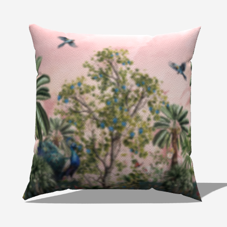 Paradise Pallet Throw Pillow