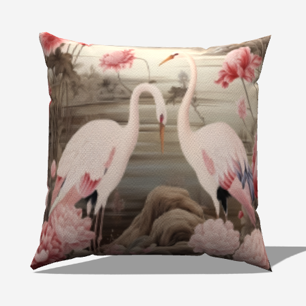 Tranquil Harmony Throw Pillow