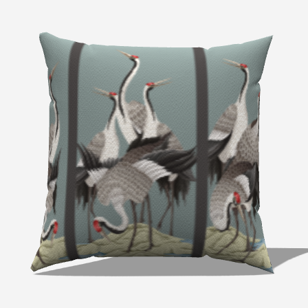 Tranquil Flight Throw Pillow