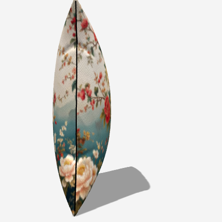 Floral Serenade  Throw Pillow