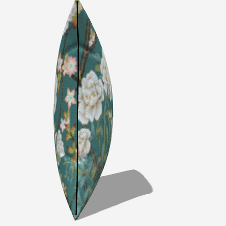 Brighten your space with the Aqua Petal Dream Throw pillow, adorned with white flowers on a rich teal background.