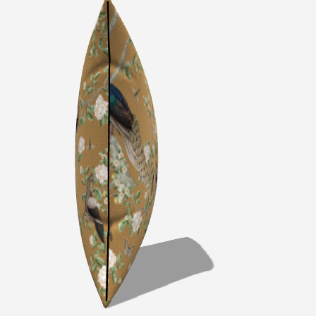 Gilded Garden Whimsy Throw Pillow