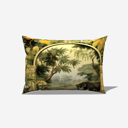 Tropical Lumbar Pillow