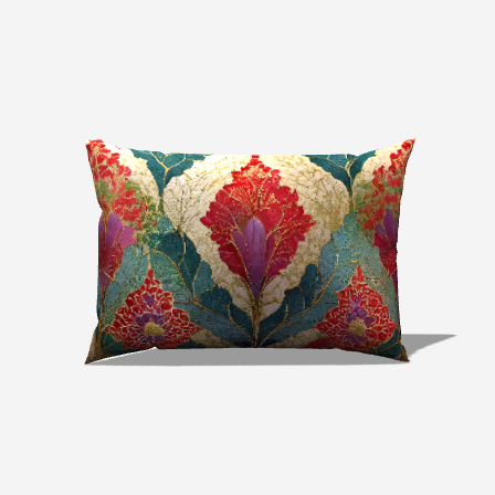 Petal Breeze Lumbar Pillow