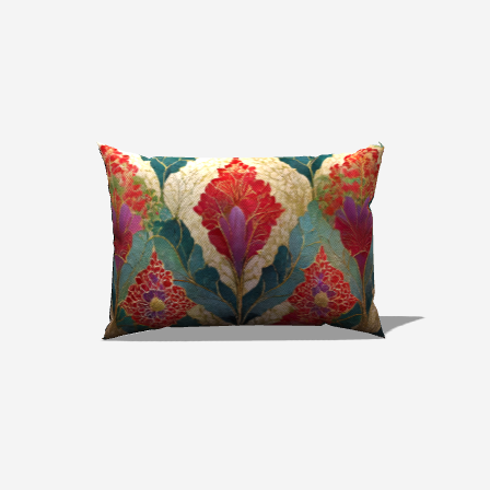 Petal Breeze Lumbar Pillow