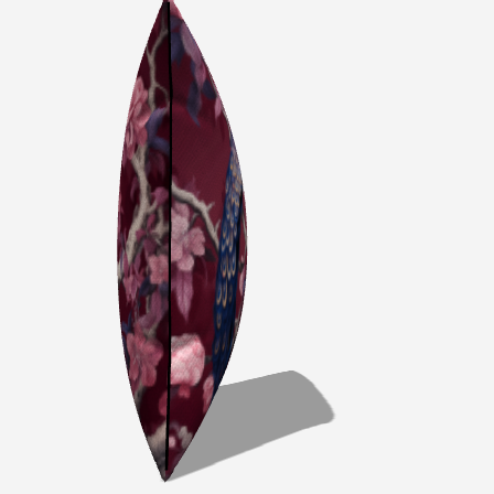 Regal Feather Throw Pillow