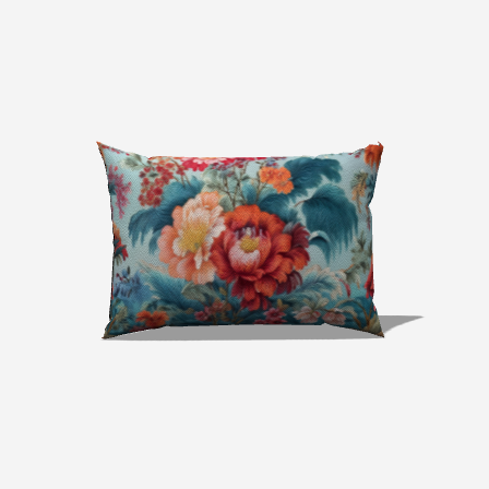 Cotton Twill Lumbar Pillow