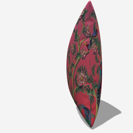 Feathered Floral Dream Throw Pillow by