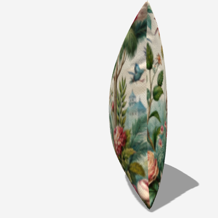 Avian Bloom Throw Pillow