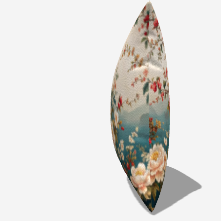 Floral Serenade  Throw Pillow