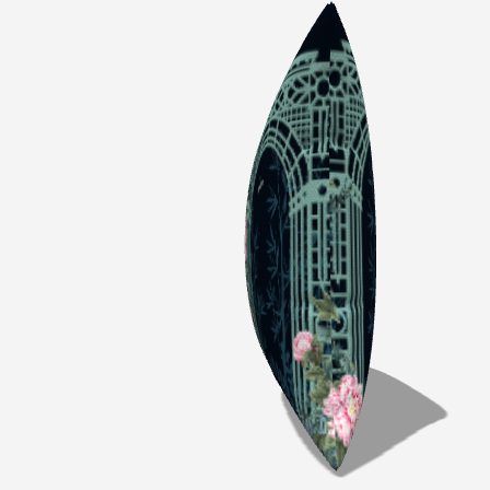 Garden Arch Throw Pillow